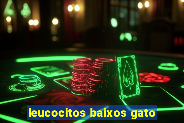 leucocitos baixos gato